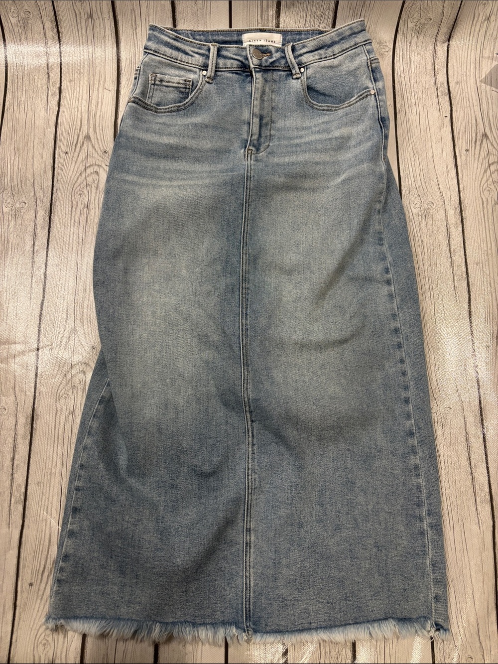Risen jeans women’s size medium maxi Jean skirt